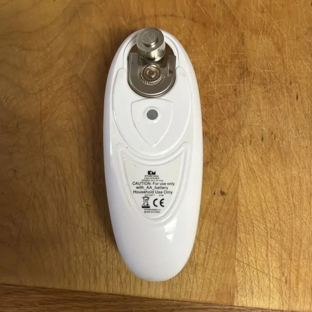 Kitchen Mama Auto Electric Can Opener : Hands Free, Smooth Edge,Tested and Works